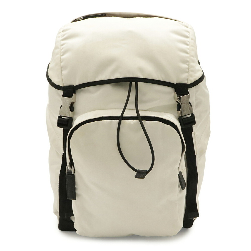 PRADA Backpack, Rucksack, Daypack, Nylon and Leather, BIANCO White, Purchased...